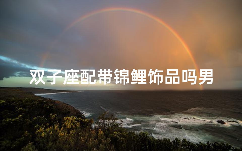 双子座配带锦鲤饰品吗男生—双子座男生锦鲤饰品：好运连连，魅力四溢
