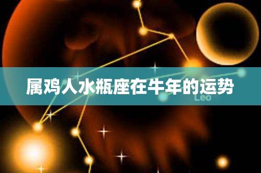 94属鸡水瓶命运 81年属鸡双鱼座