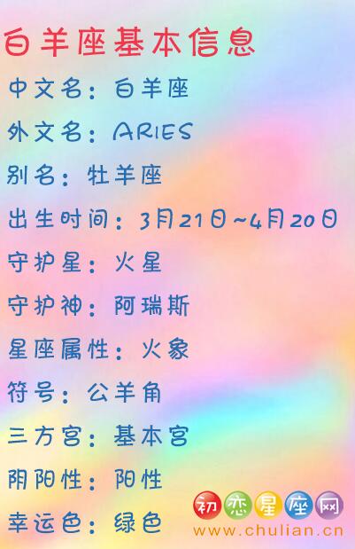 啊白羊座的幸运数字 白羊座是十二星座之王