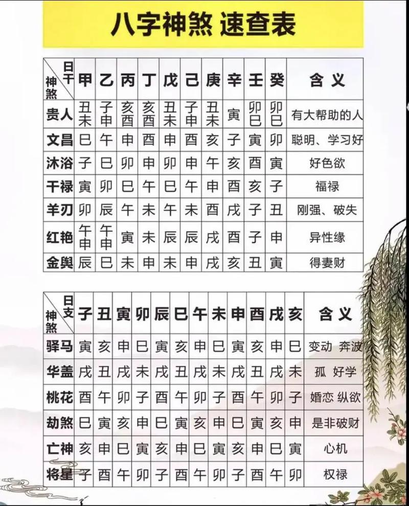 新派八字算命地支有忌用神吗(地支都是忌神)