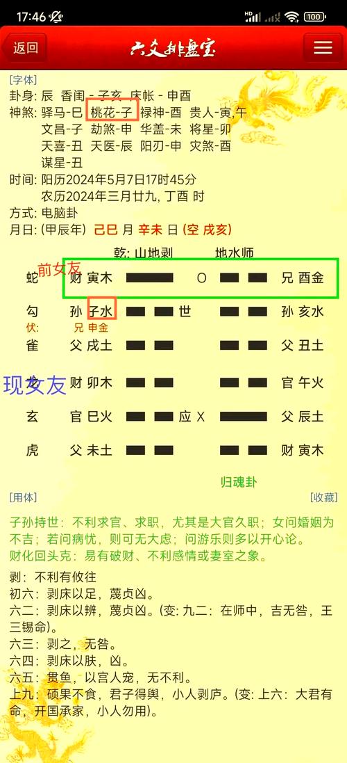 六爻算命婚姻大全图(六爻测婚姻感情的12个方面)